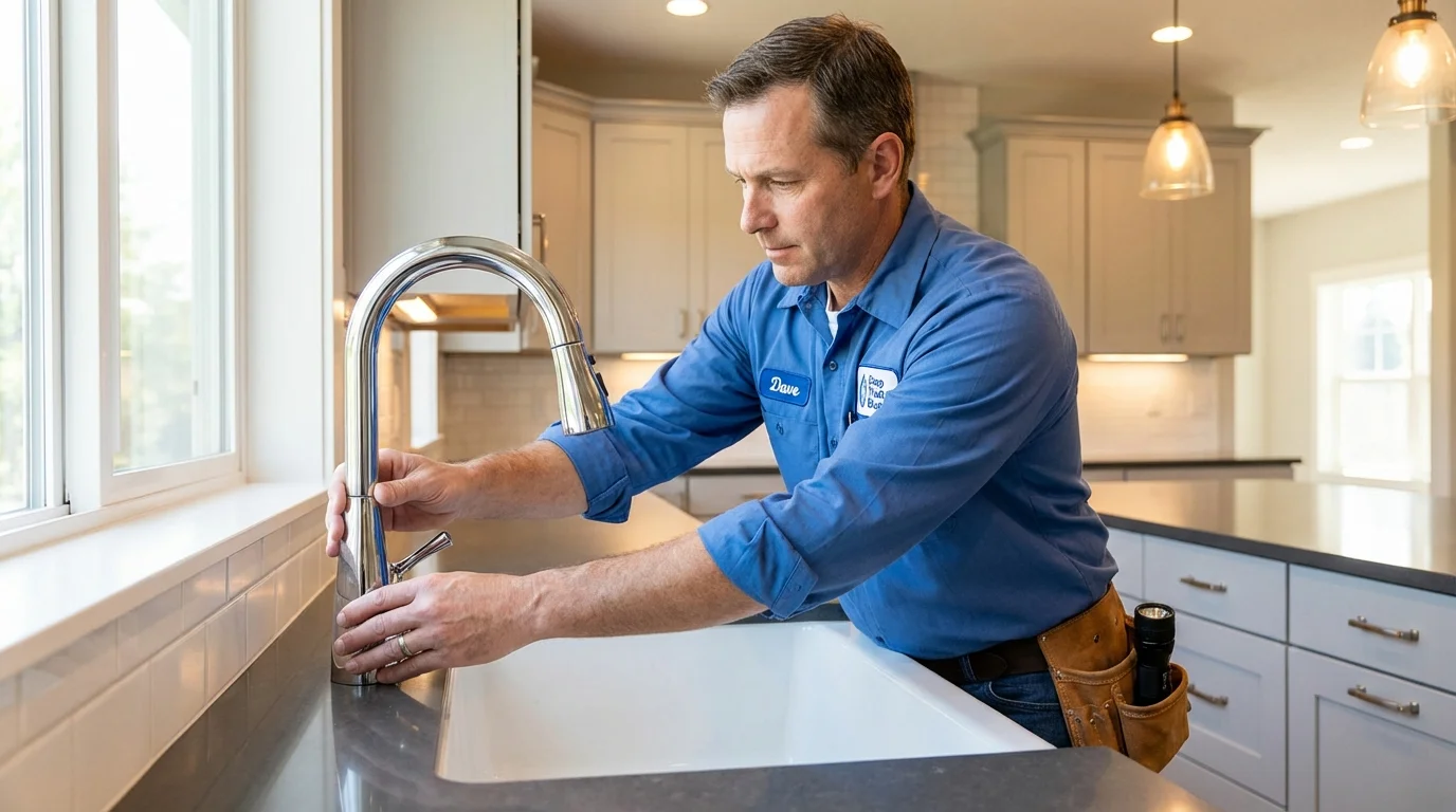 Kitchen faucet installation by Johns Plumbing LLC in West Covina
